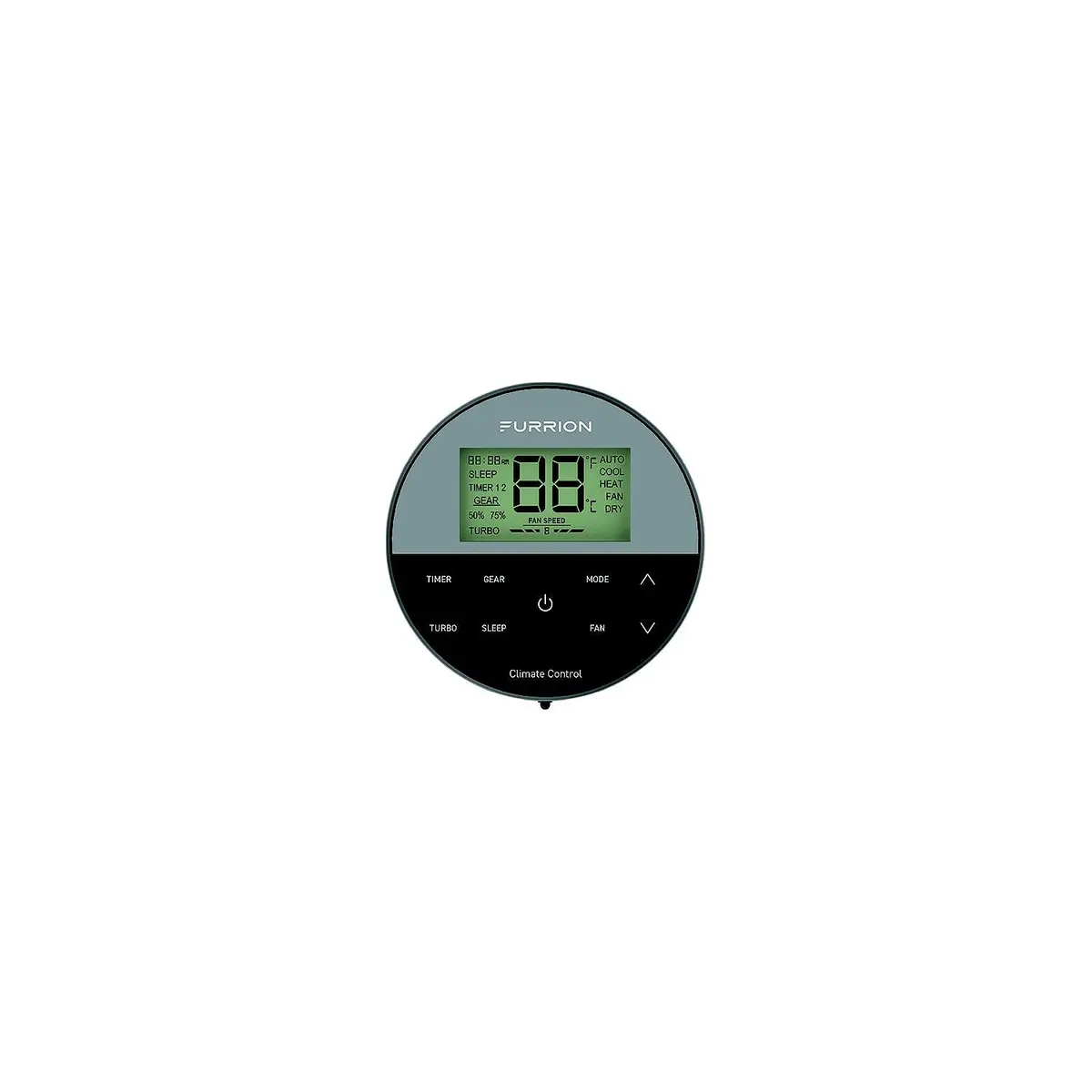 Furrion 2024047199 Chill Thermostat, Single-Zone, 3 Fan Speed, Grey/Black 1