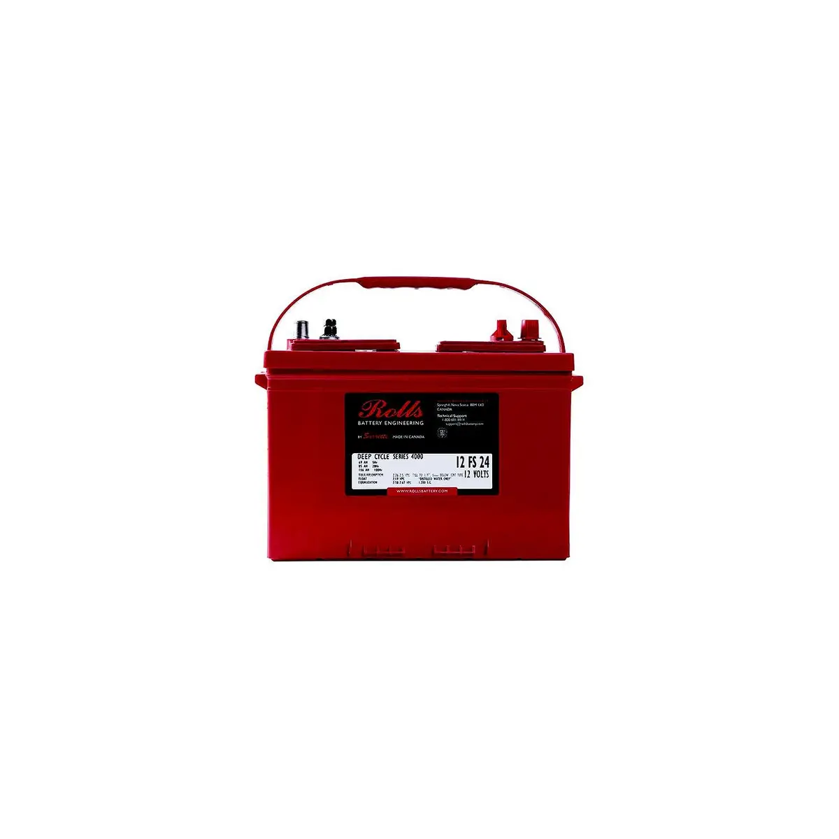 Midstate Battery 12Fs24 Rolls Premium Deep Cycle Batteries, 12V, Group 24 1