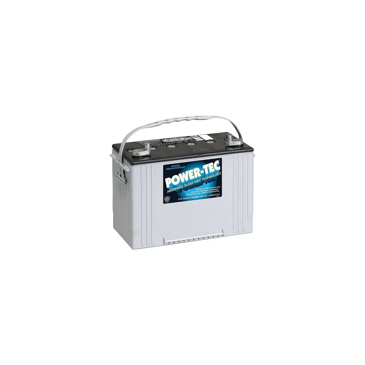 Midstate Battery 8A27m Power-Tech Agm Battery 27 810 Ca 1