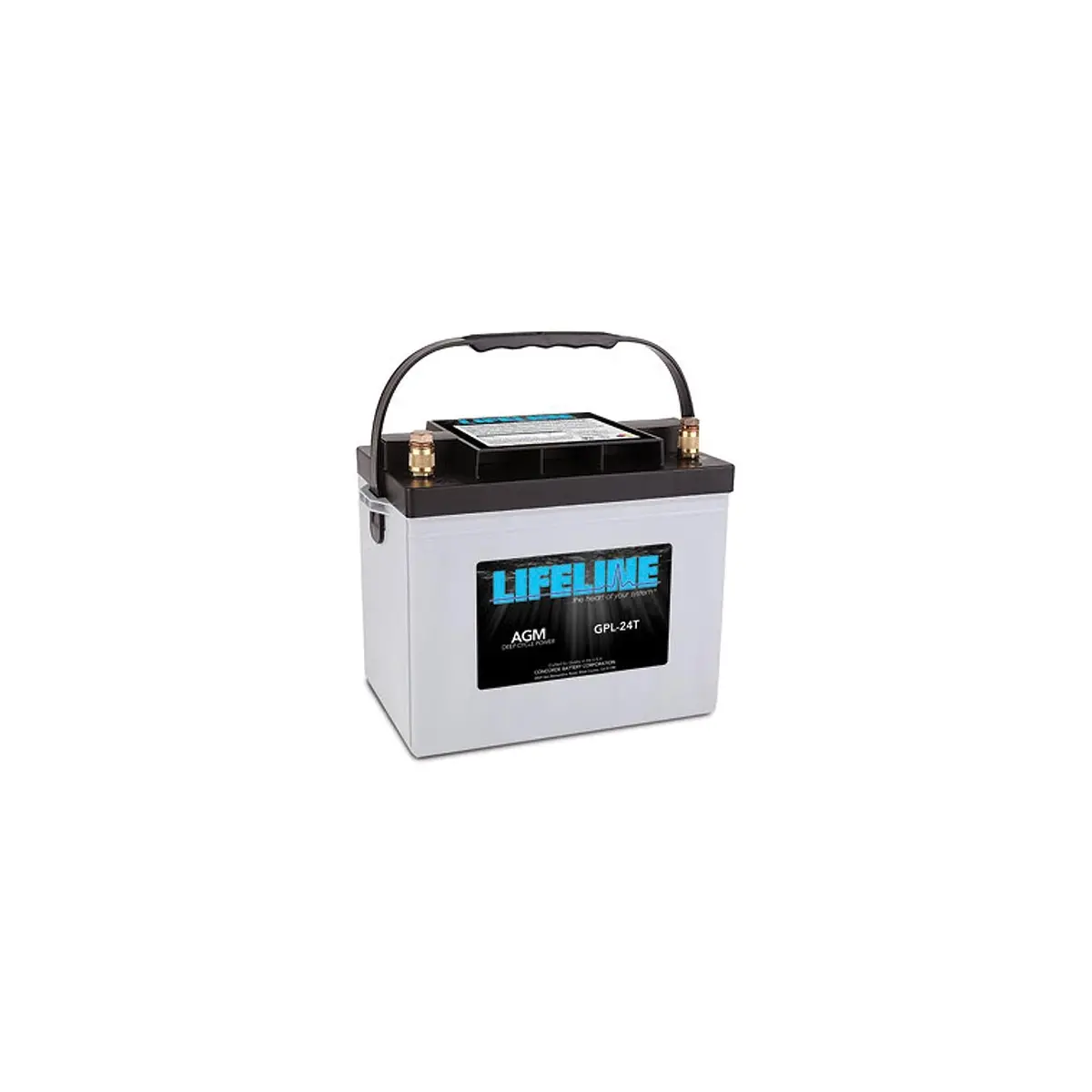 Midstate Battery Gpl-27T Lifeline Agm Group 27 Battery 12V 1