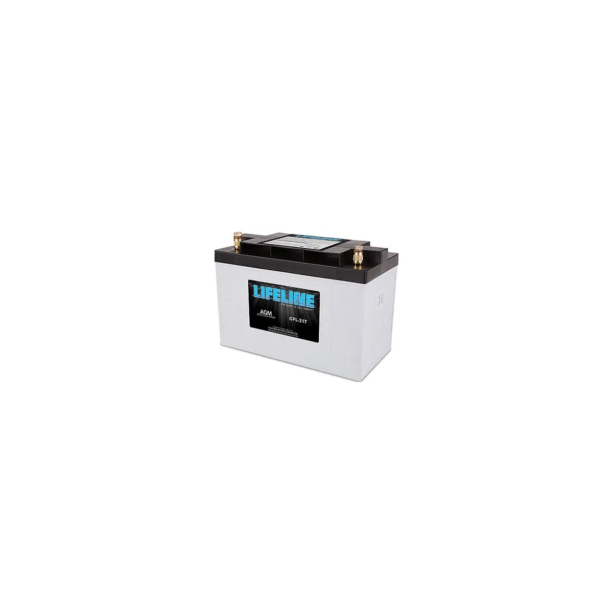 Midstate Battery Gpl-31T Lifeline Agm Group 31 Battery 12V 1