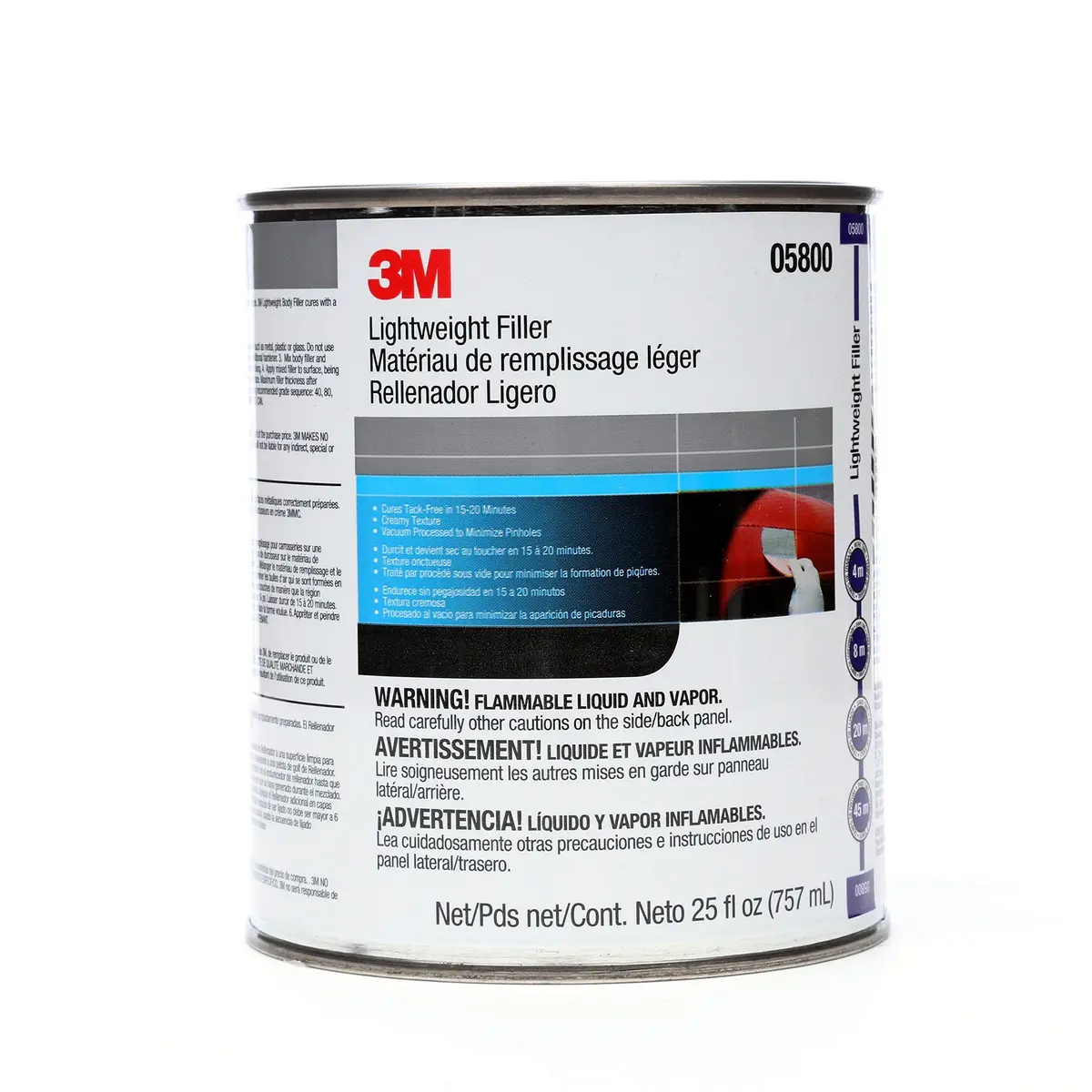 3M 5800 Lightweight Body Filler -Quart 2