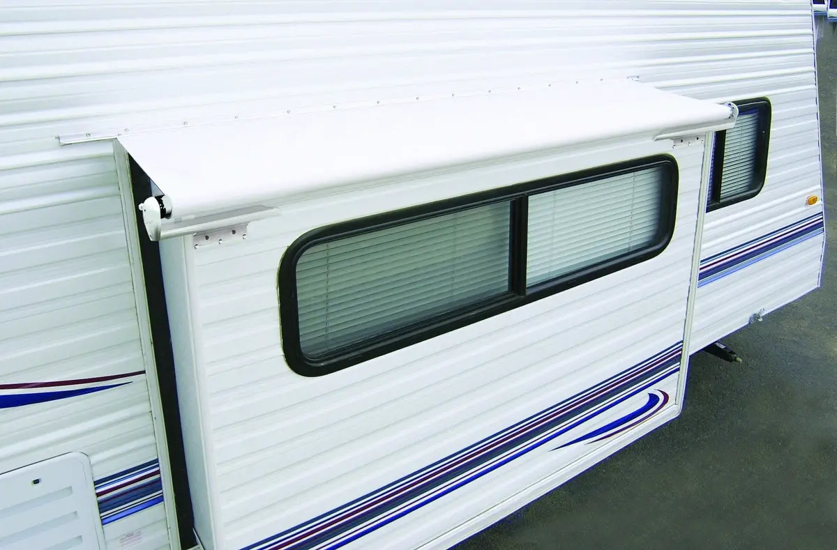 Powerwinch Lh1370042 Carefree Slideout Cover, White Fabric 2