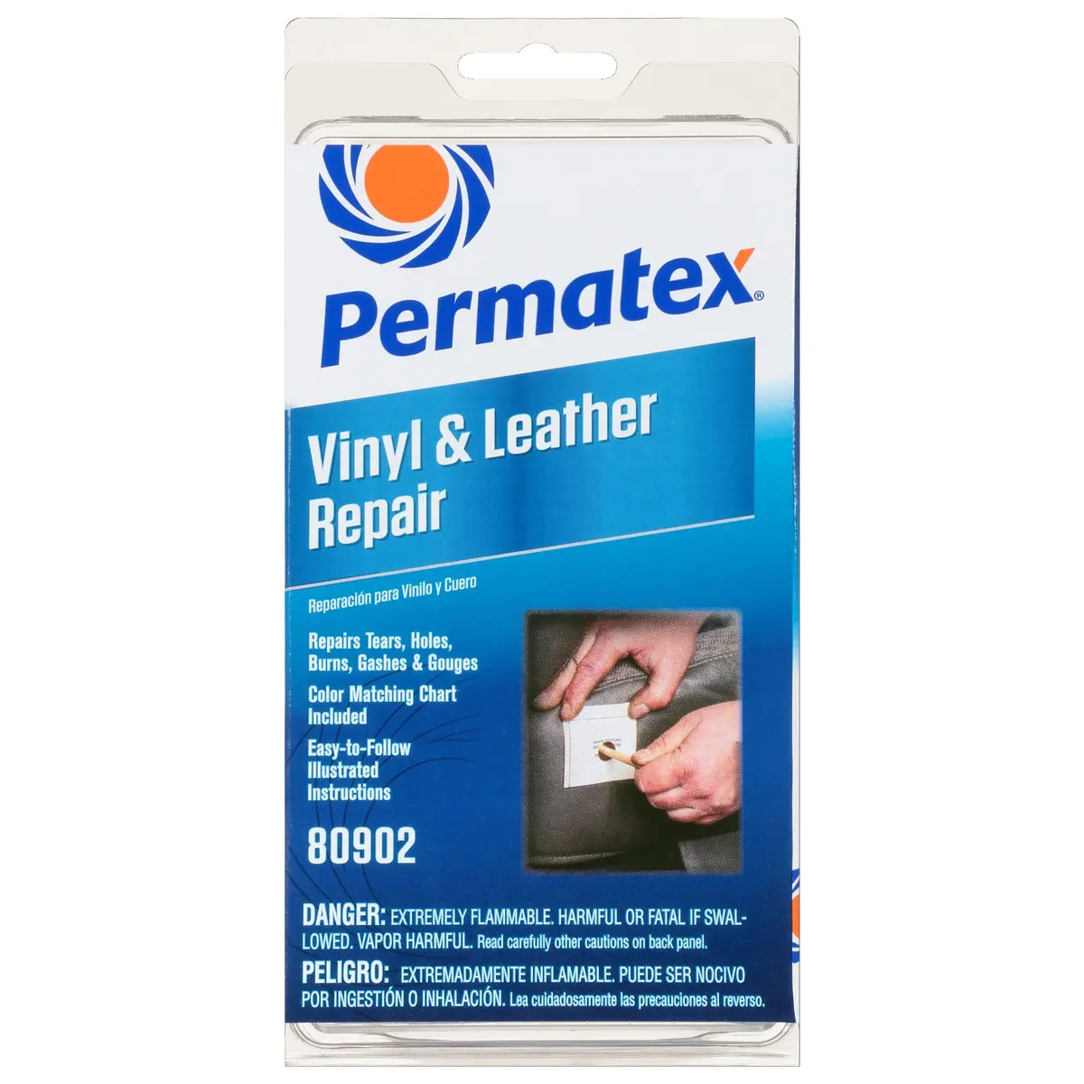 Permatex 80902 Vinyl & Leather Repair Kit 2