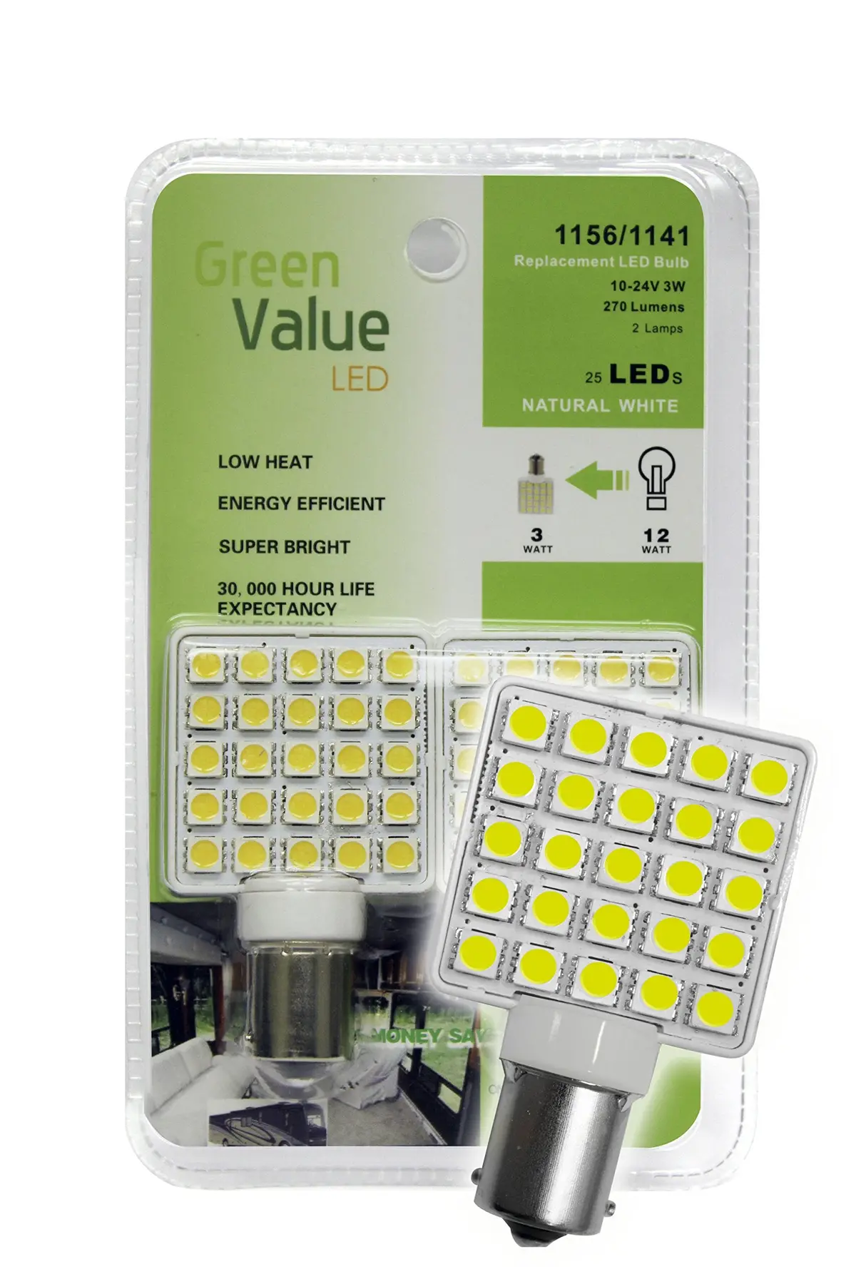 Ming's Mark 25007V Natural White Led Bulb | 2 Pack 1