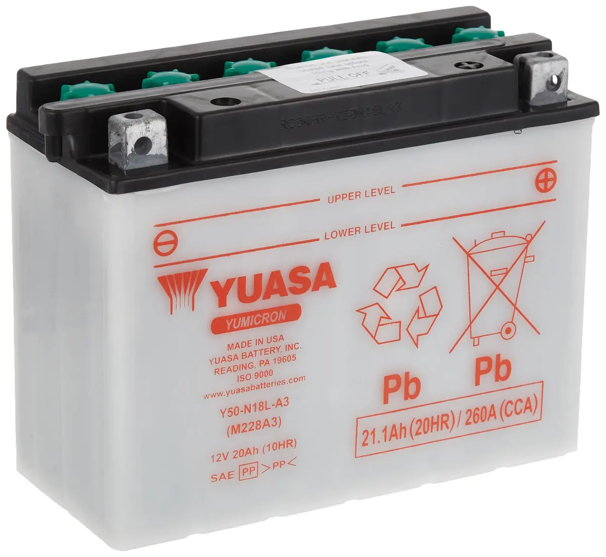 Yuasa Battery Inc. Yuam228a3 Yuasa High Performance, Yumicron/Conventional 1