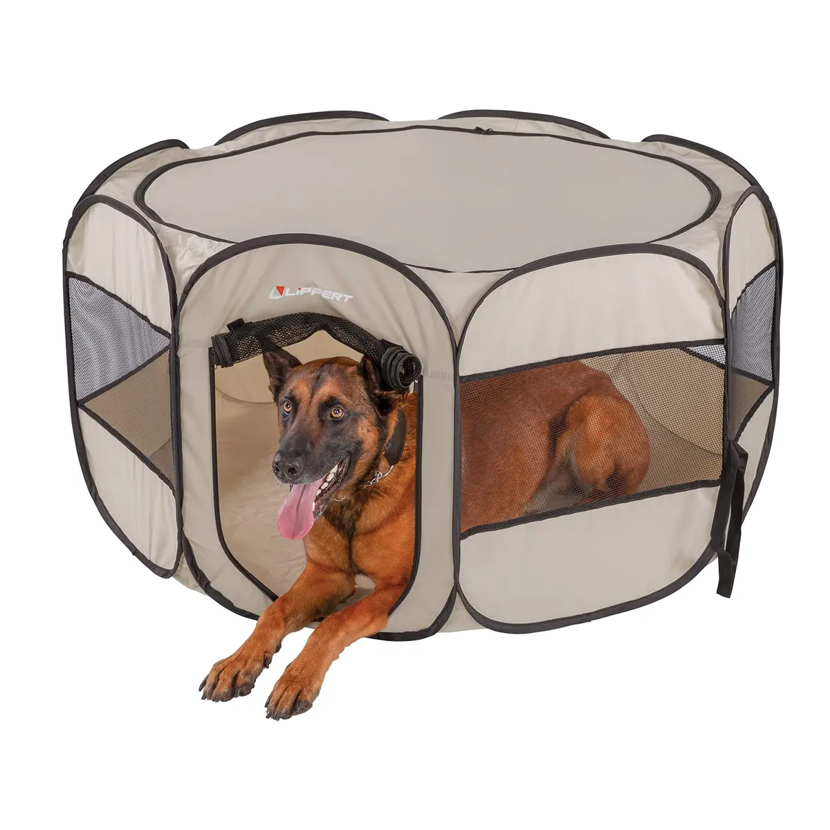 Lippert 2021150642 Portable Pet Playpen, 48" X 48" 1