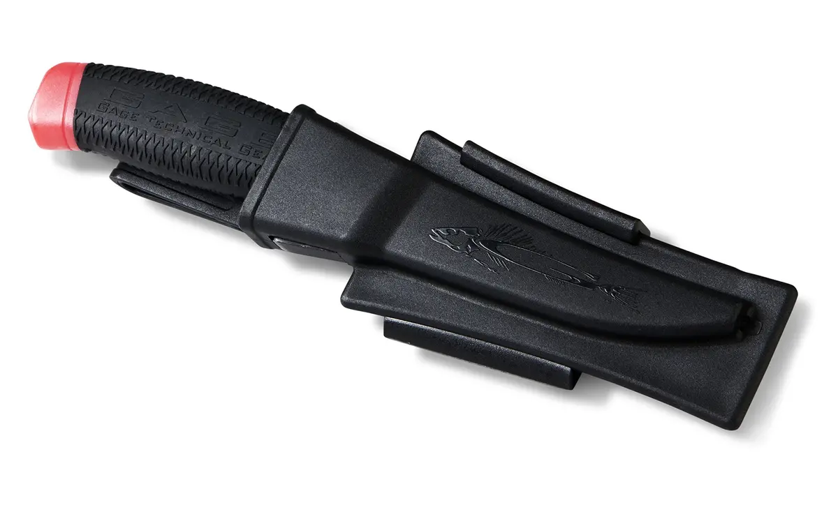 Grundens 70039-001-0001 Technical Deck Knife W/Sheath-Black-One Size 1