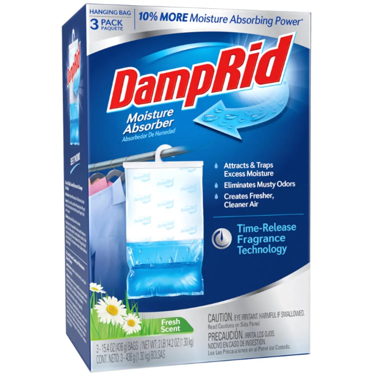 Damp Rid Fg83fssb Hanging Moisture Absorber, Fresh Scent, 15.4 Oz. 3/Pk 2