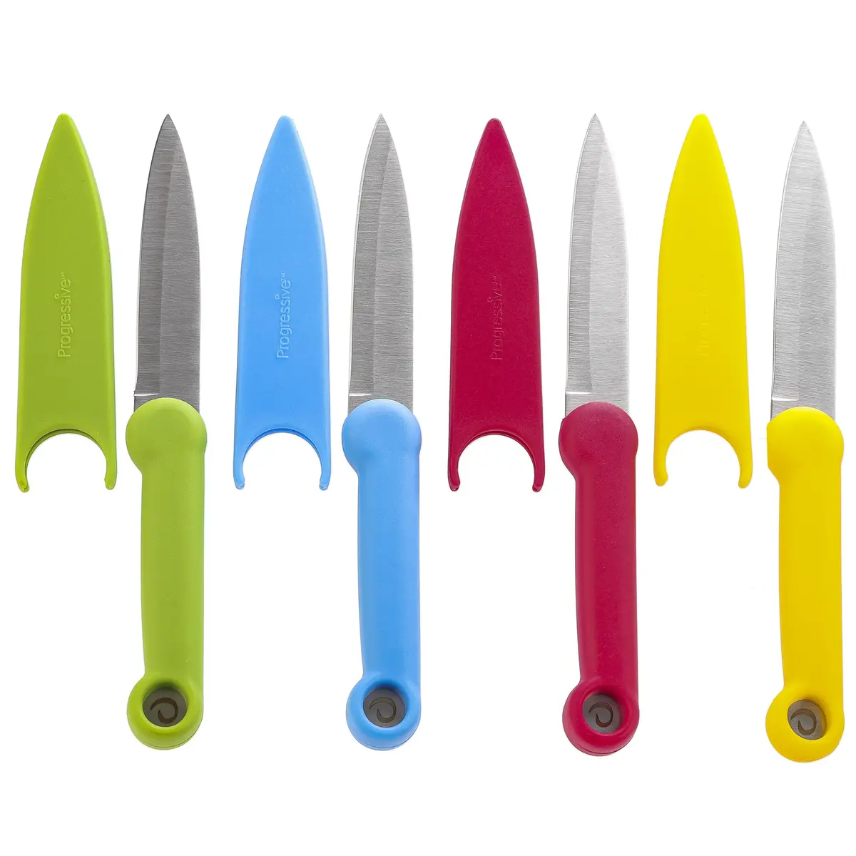 Progressive Gt-3626 Prepworks Food Safety Paring Knives (Set Of 4 Color Coded) 1
