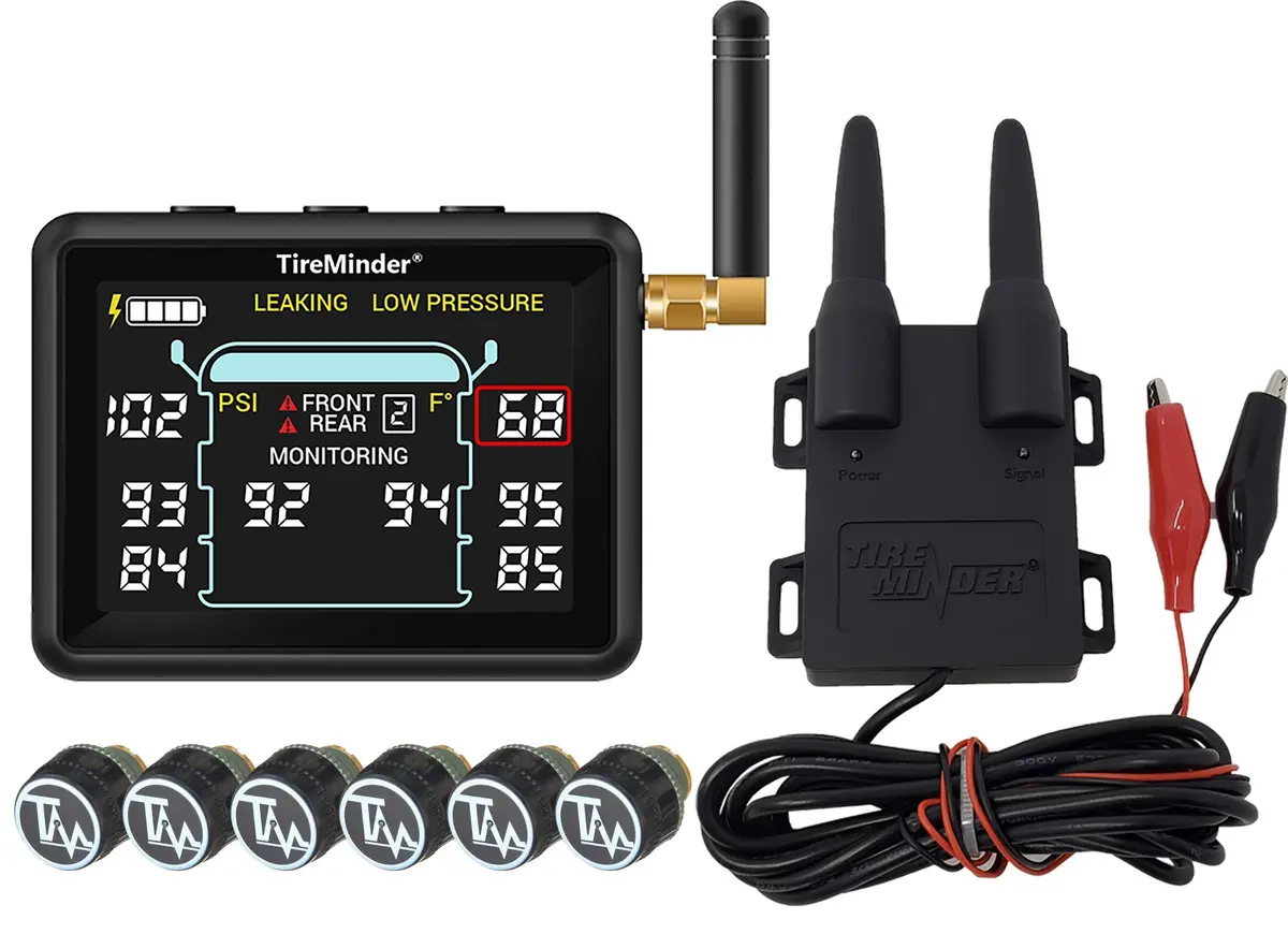 Minder Research Tm22142 Tireminder I10 Pressure System, + Rhino Booster W/6 Standard Transmitters 1