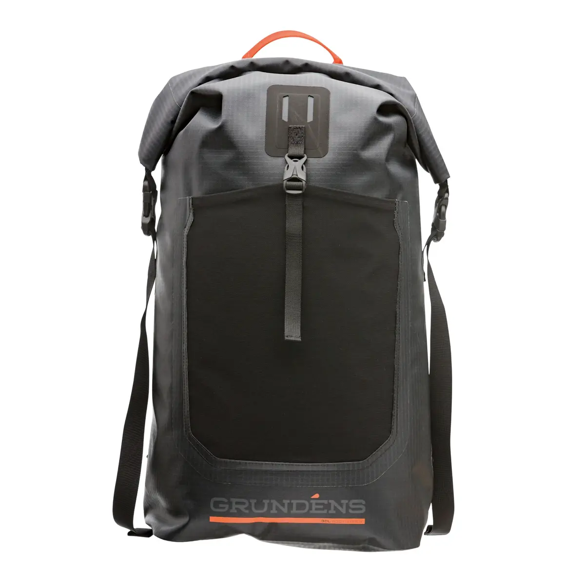 Grundens 70106-001-0001 Bootlegger Roll Top Backpack 30L-Black-One Size 1