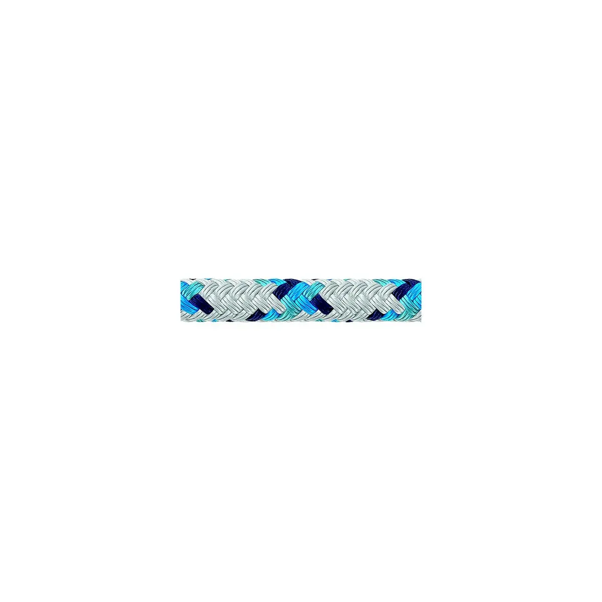 Samson Rope 4.35027E+11 Samson Rope 435026805030 Samson 435026805030 Xls3 Yacht, Braid, 13/32" (10Mm) X 500', White W/Blue Tracer 1