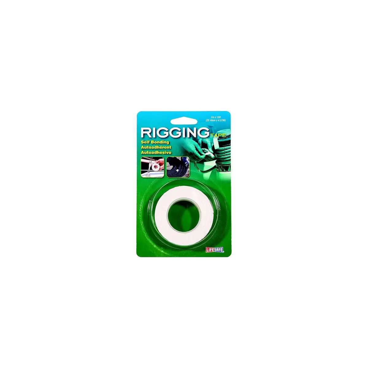 Lifesafe Re3867 Self Bonding Rigging Tape 1" X 15' 1
