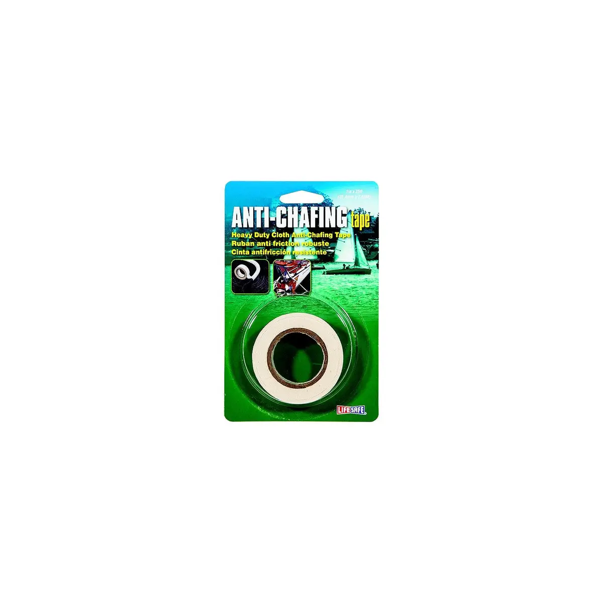Lifesafe Re3949 Anti-Chafing Tape 1" X 25' White 1