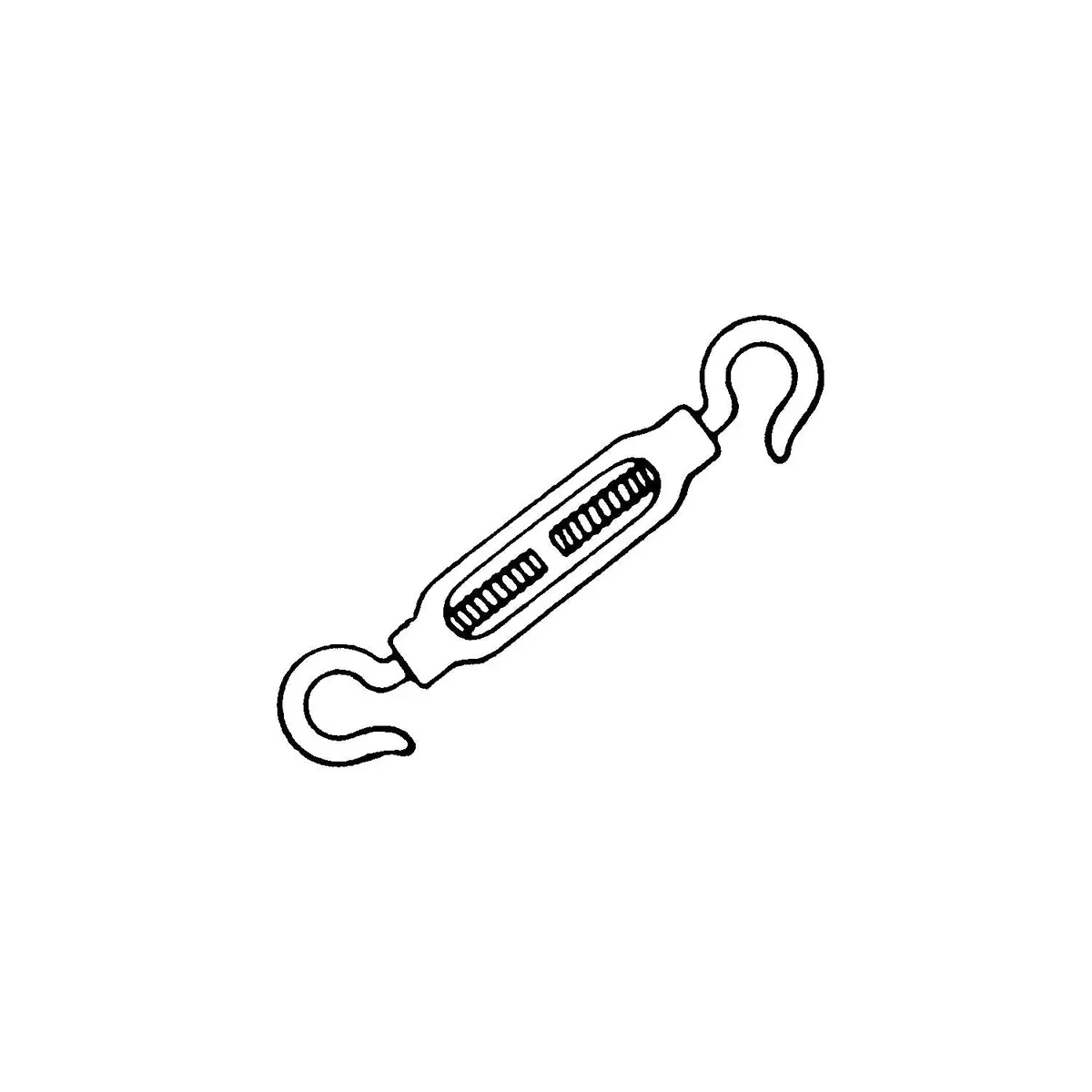 Larson Chas O 1301700 Hook & Hook Turnbuckle 1