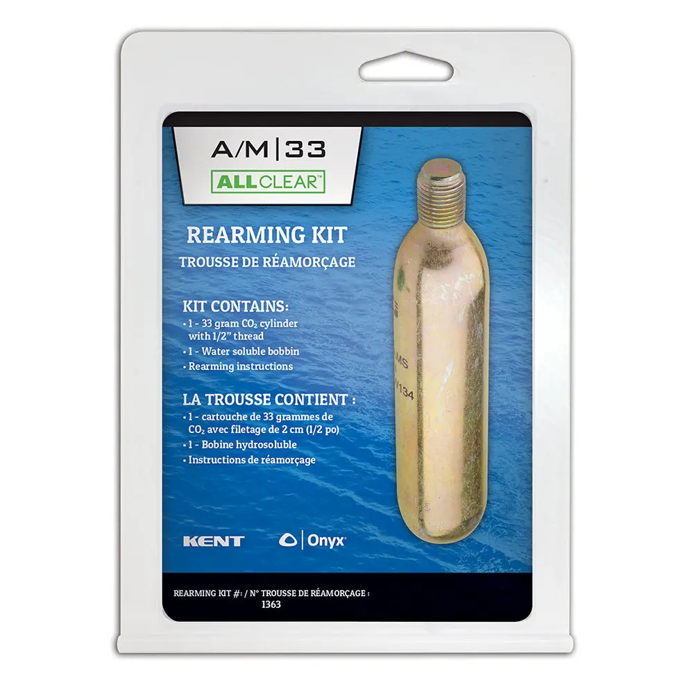Kent 136300-701-999-19 Onyx Rearming Kit F/33 Gram A/M All Clear Vests 1