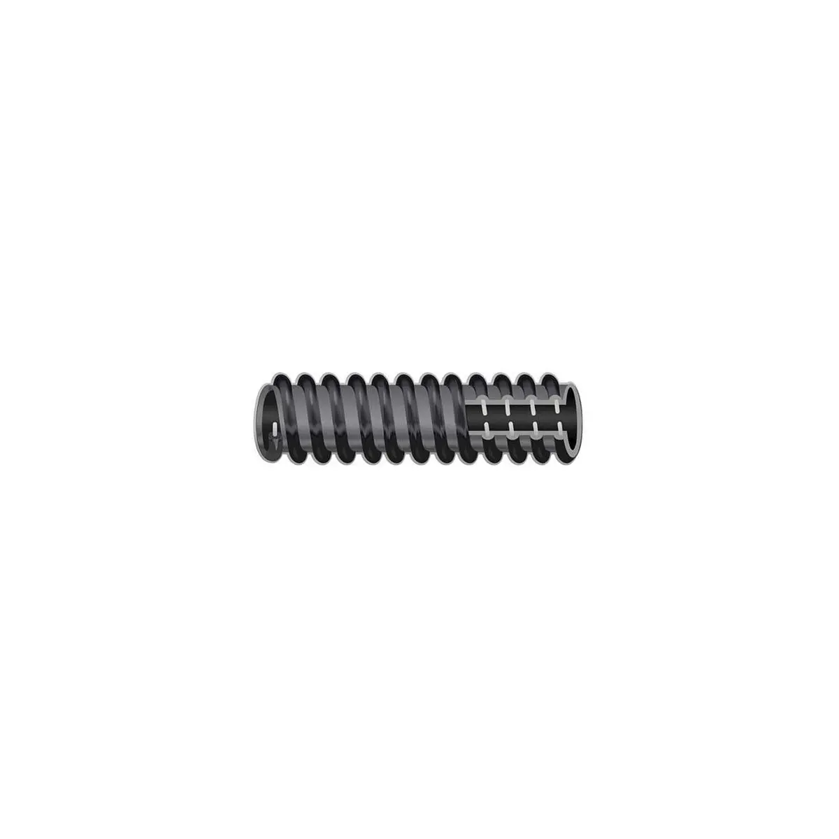 Shield 16-141-1146B Shields Marine Multiflex Series 141 Flexible 50' Hose, Black 1