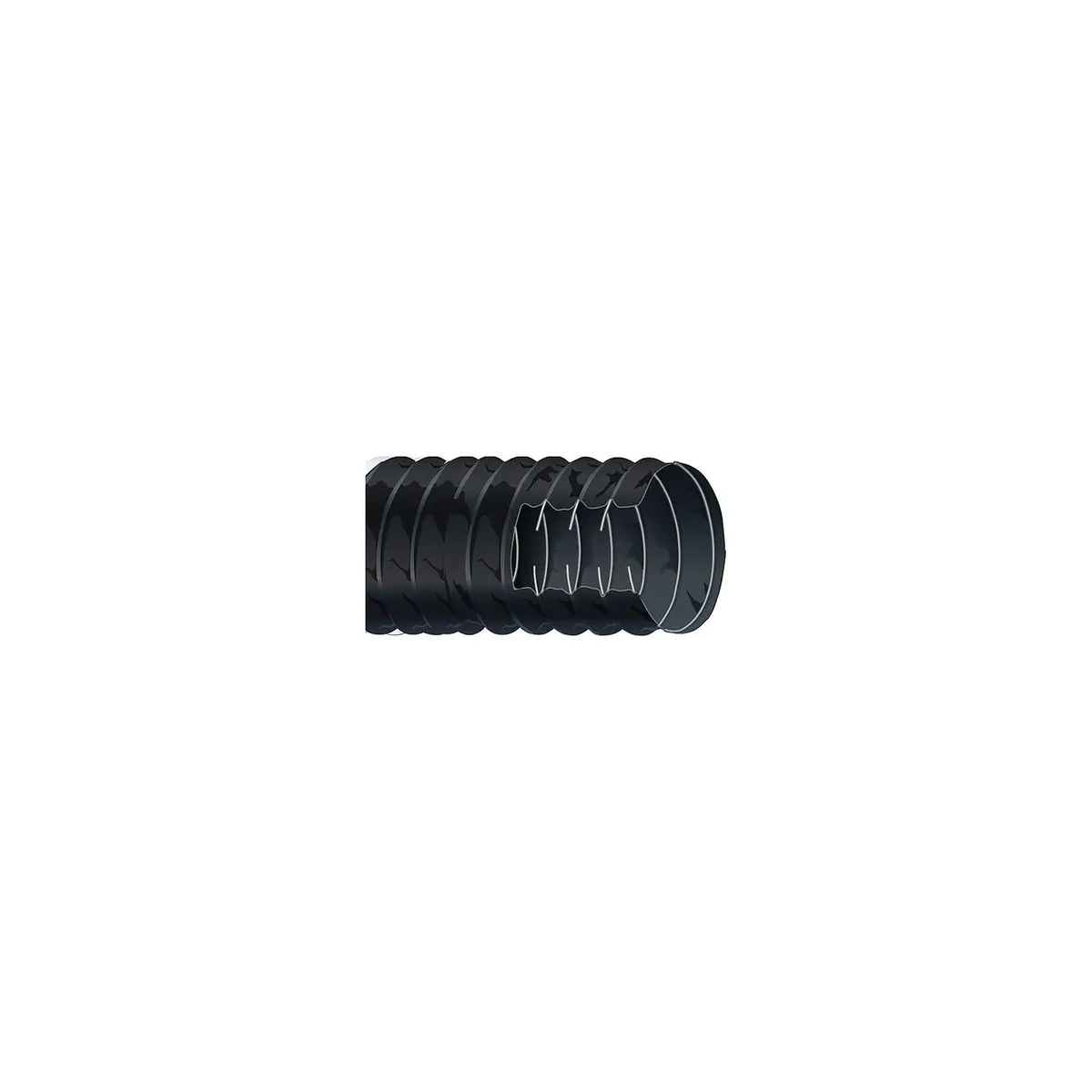 Shield 16-402-3000S Shields Marine Series 400 & 402 Vinylvent Ducting Hose, Black 1