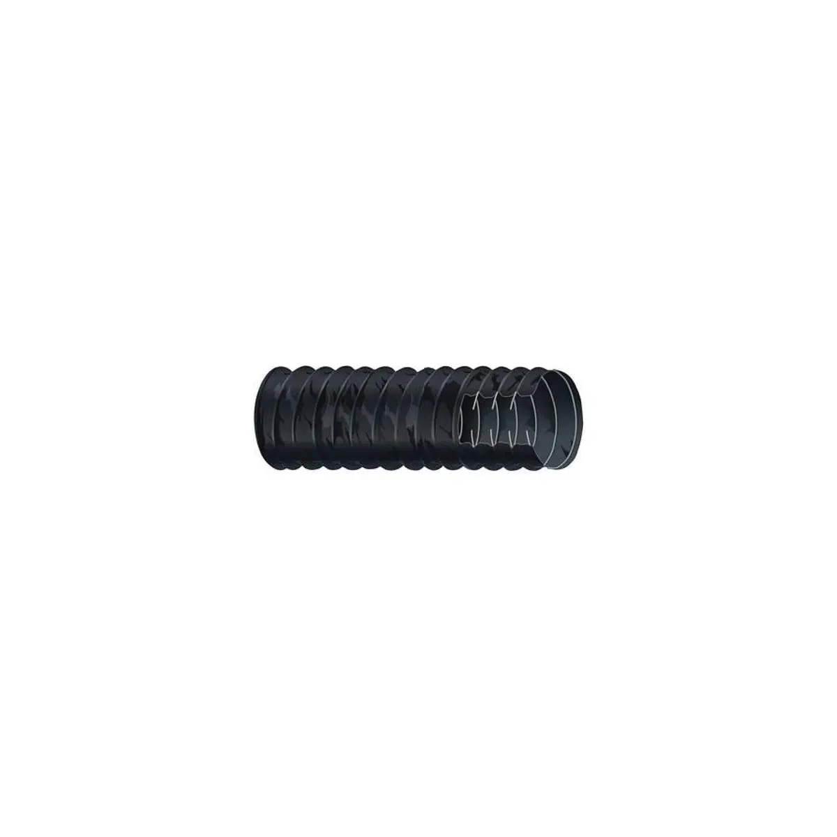 Shield 16-420-4000S Shields Marine Extra Heavy Duty Series 420 Vinylvent Flame, Resistant 50' Hose 1