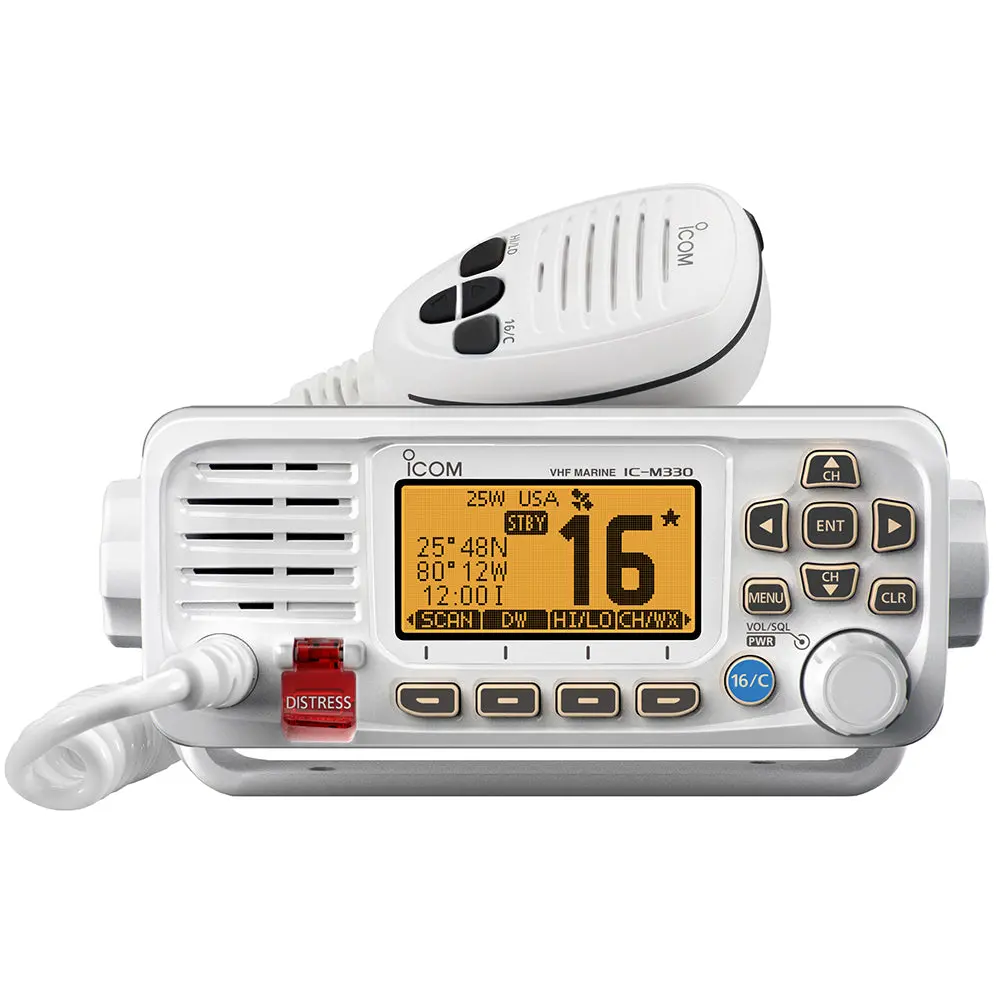 Icom M330 61 M330 Vhf Compact Radio White 1