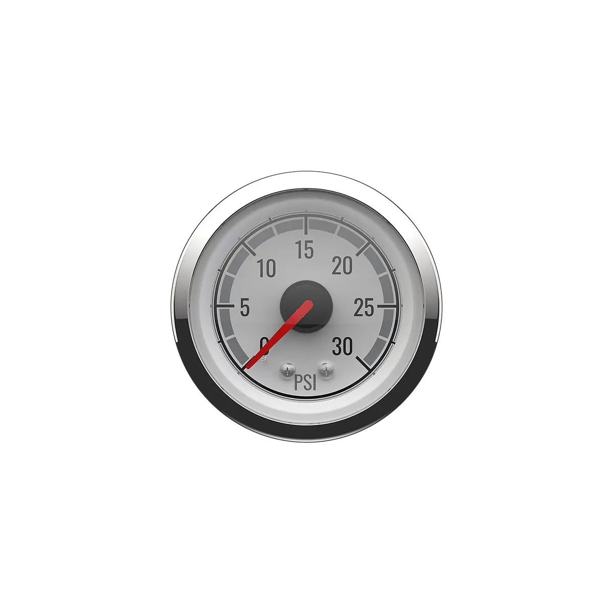 Mercury 79-8M6020079 Quicksilver Water Pressure (0-30Psi), White/Chrome 1