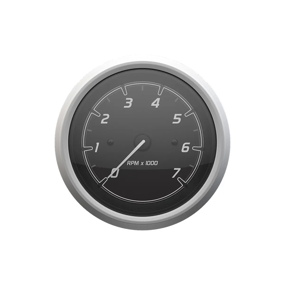 Mercury 79-8M6020110 Quicksilver Tachometer (7,000Rpm), Black/Brushed Stainless 1