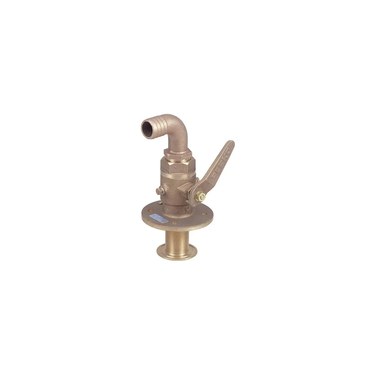 Perko 0834007Plb 1-1/4" Bronze Seacock W/90Â° Tail Piece 1