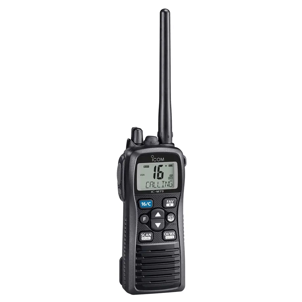 Icom M73 61 M73 Submersible Handheld Vhf Marine Radio 6W 1