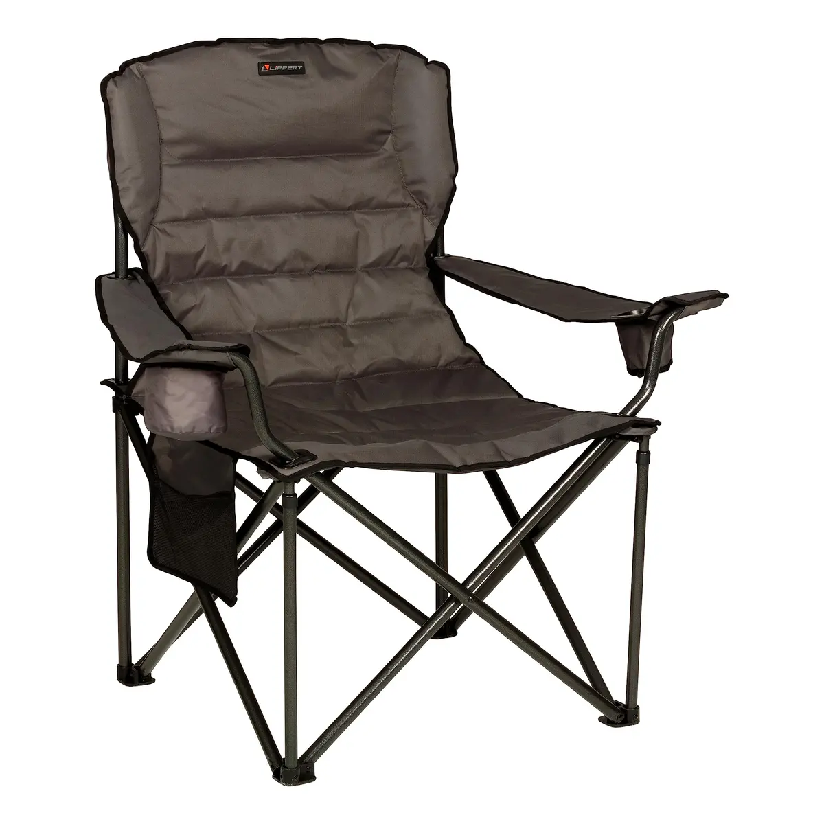 Lippert 2023053729 Campfire Deluxe Folding Chair, Mossy Oak Bottomland Camo, 500Lb Capacity 2