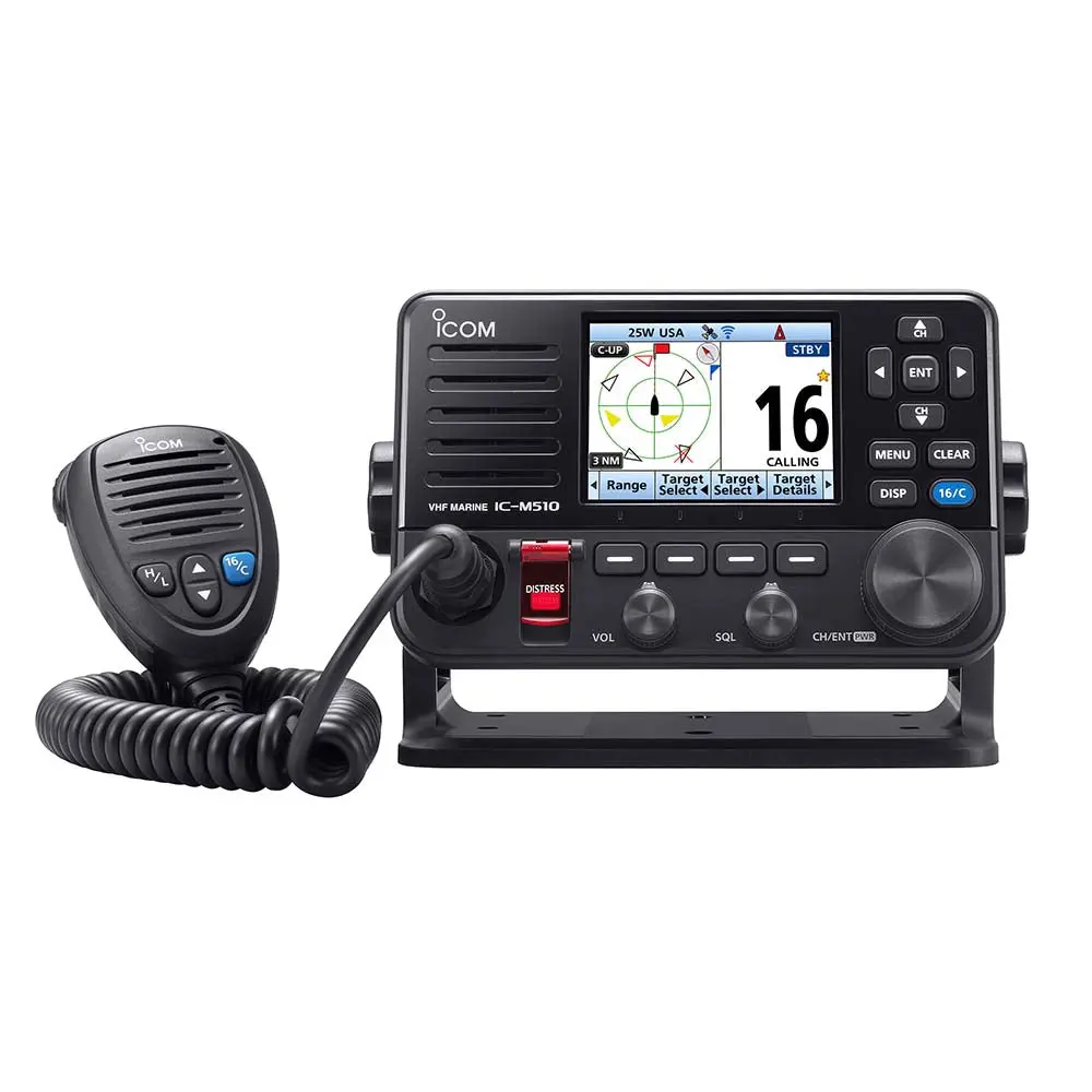 Icom M510 Plus 21 M510 Plus Vhf Marine Radio W/Ais 1