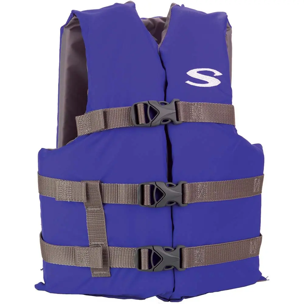 Stearns 2159360 Youth Classic Vest Life Jacket 50-90Lbs Blue/Grey 1