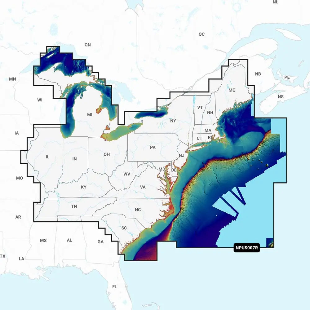 Navionics 010-C1370-40 Platinum+ Cartography, U.S. East 1