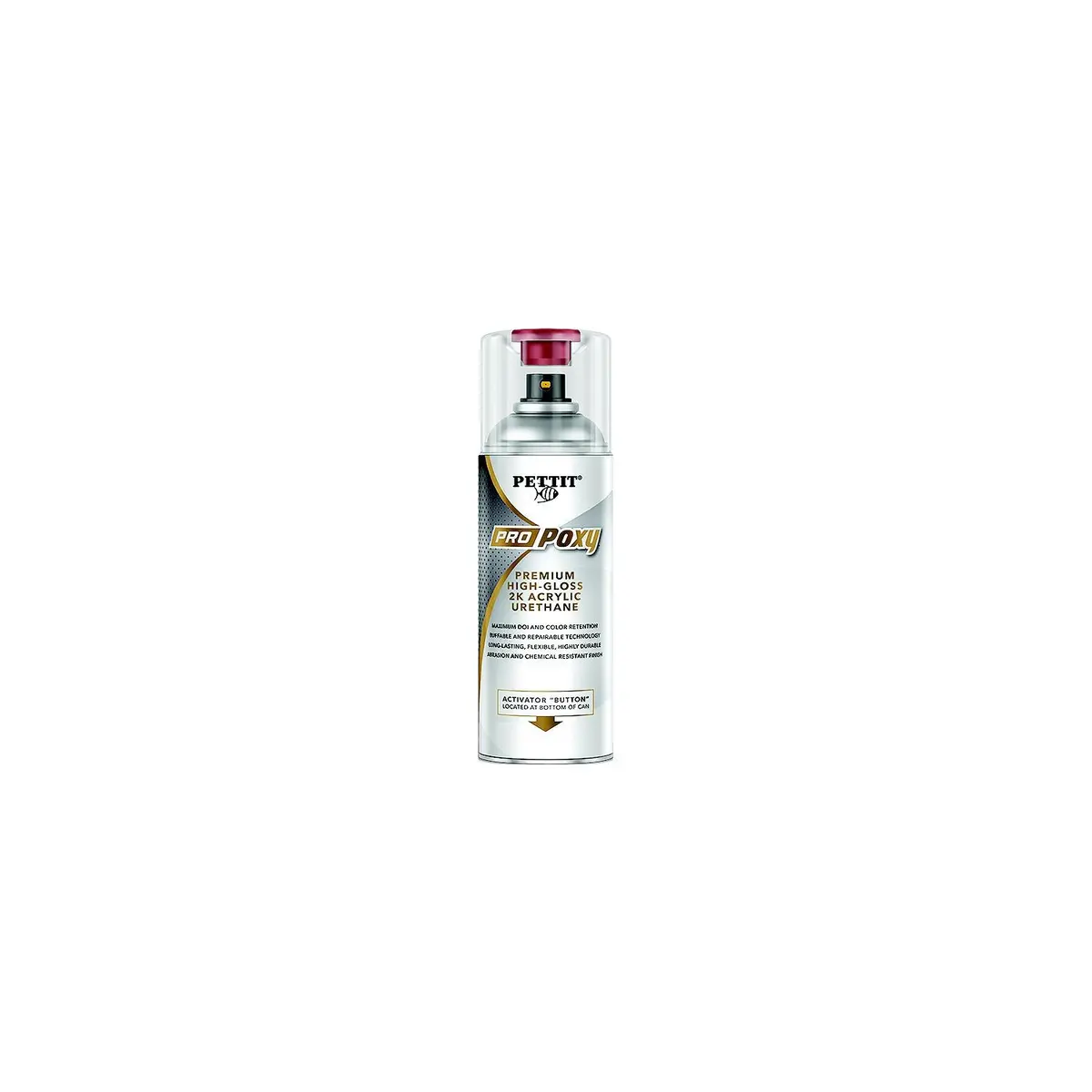 Pettit 3111A Propoxy Acrylic Urethane Topside Paint Aerosol, Matterhorn White 1