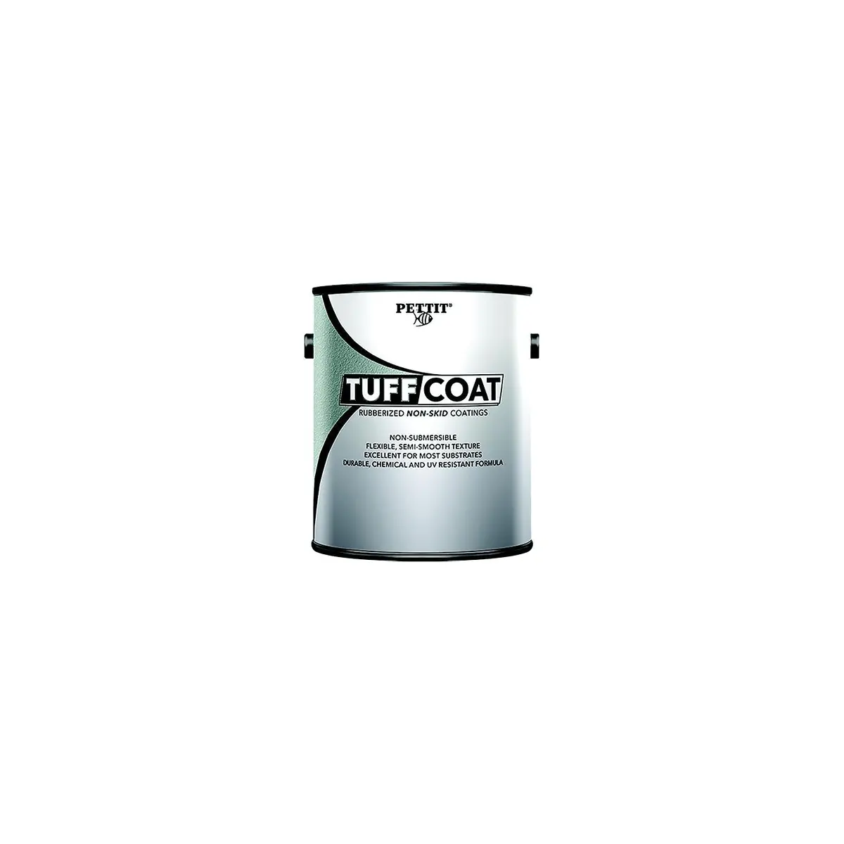 Pettit 3712Tcss5g Tuff Coat™ Rubberized Non-Skid Coating, Semi-Smooth Texture - Non Submersible, Light Gray Gal. 1