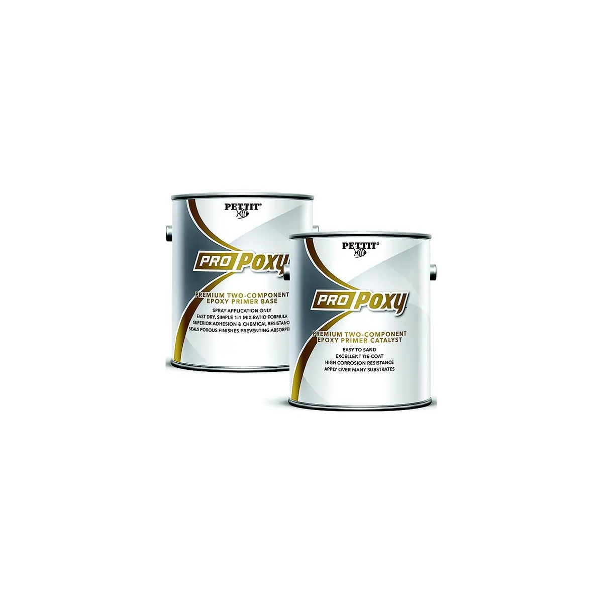 Pettit 14500/451108 45104511Hg Propoxy Primer, Gray, 1/2 Gal. 1