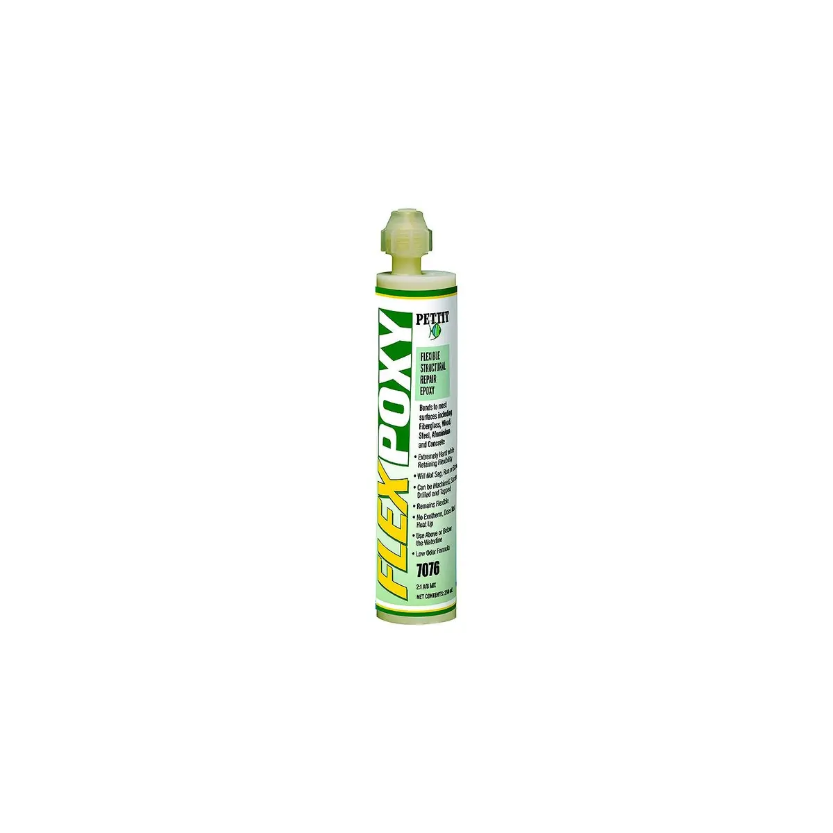 Pettit 1707620 Flexpoxy Epoxy Resin, 6.45 Oz. Cartridge 1