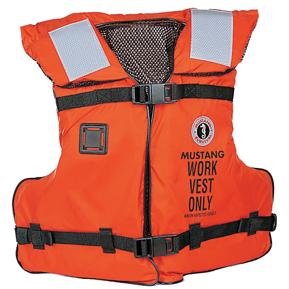 Mustang Survival Mv3192-2-0-16 Mustang Type Iii/V Work Vest Orange Adult, Universal 1