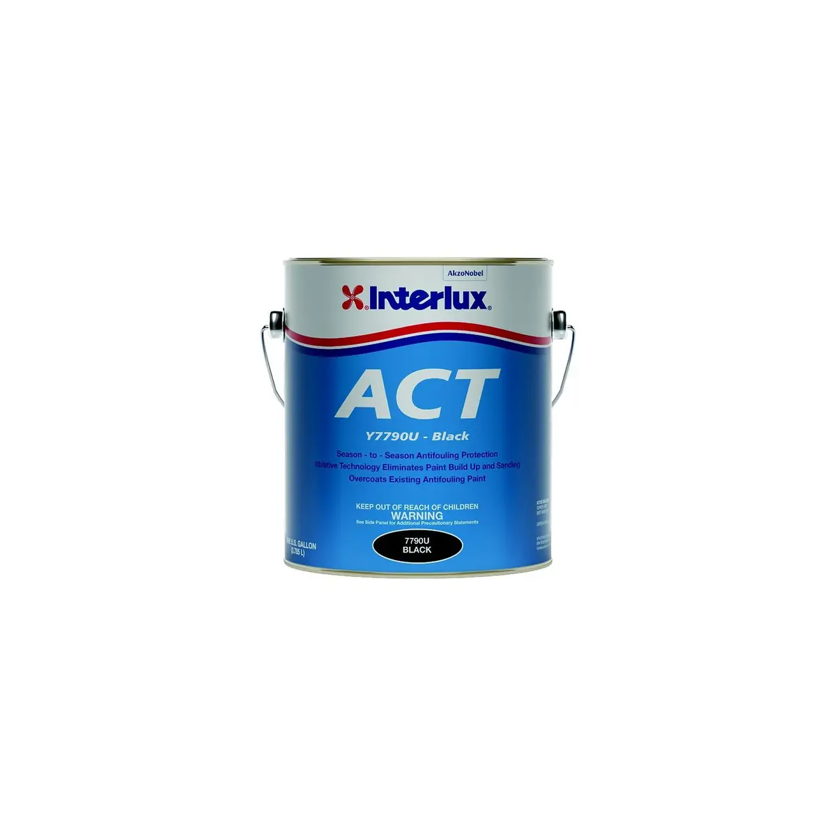 International Paint Y7790u/3 Act, Black, 3-Gal Pail 1