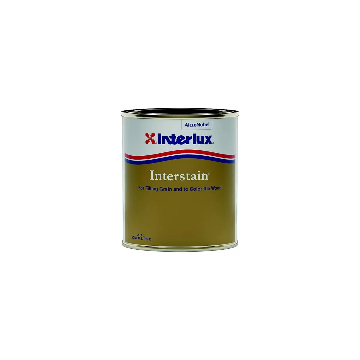 International Paint Y573/Pt Interstain Wood Filler, Cc Dark Red Mahogany, Pt., 12/Case 1