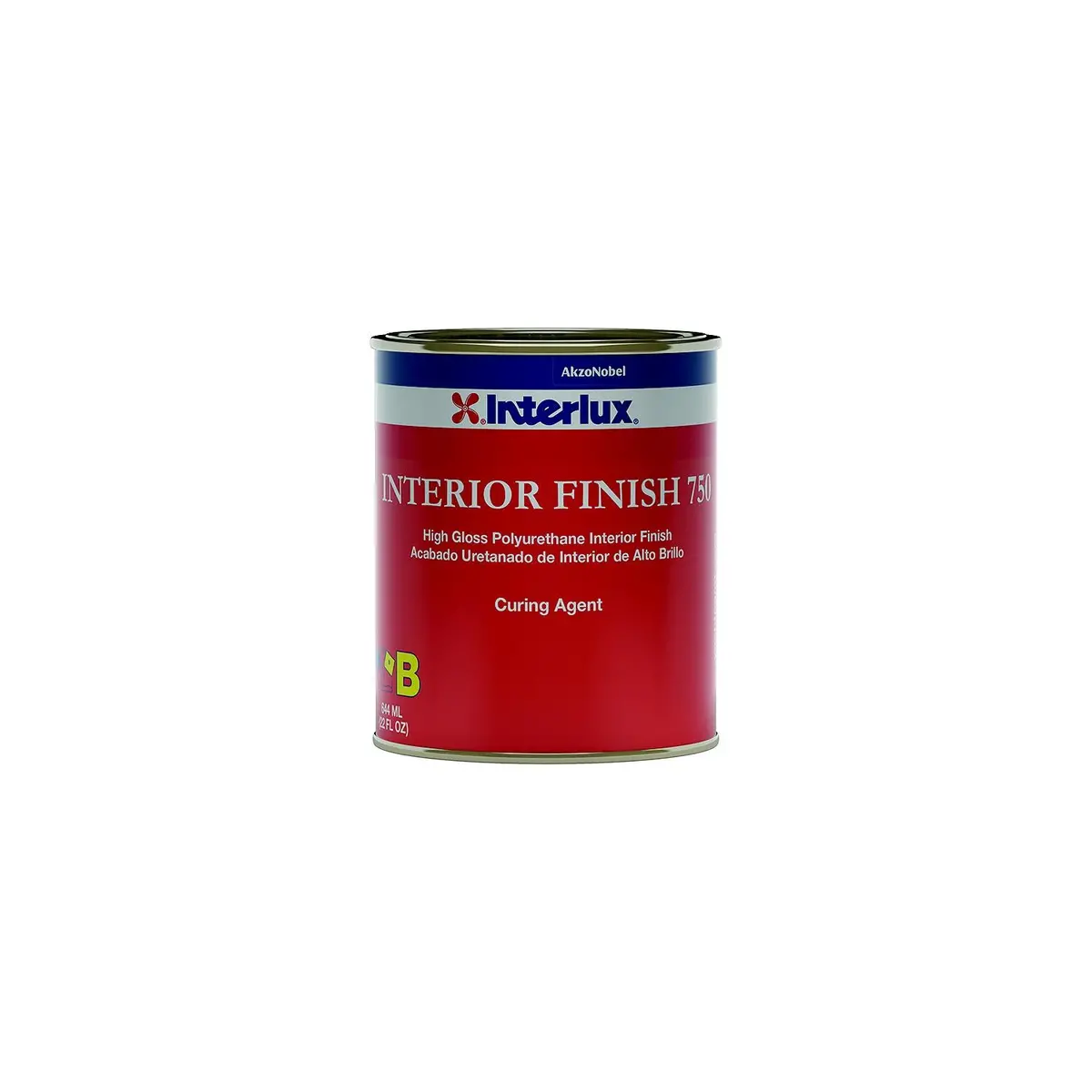 International Paint Yic751/22Floz Interior Finish 750 Topside Paint, Curing Agent, 22 Oz. 1
