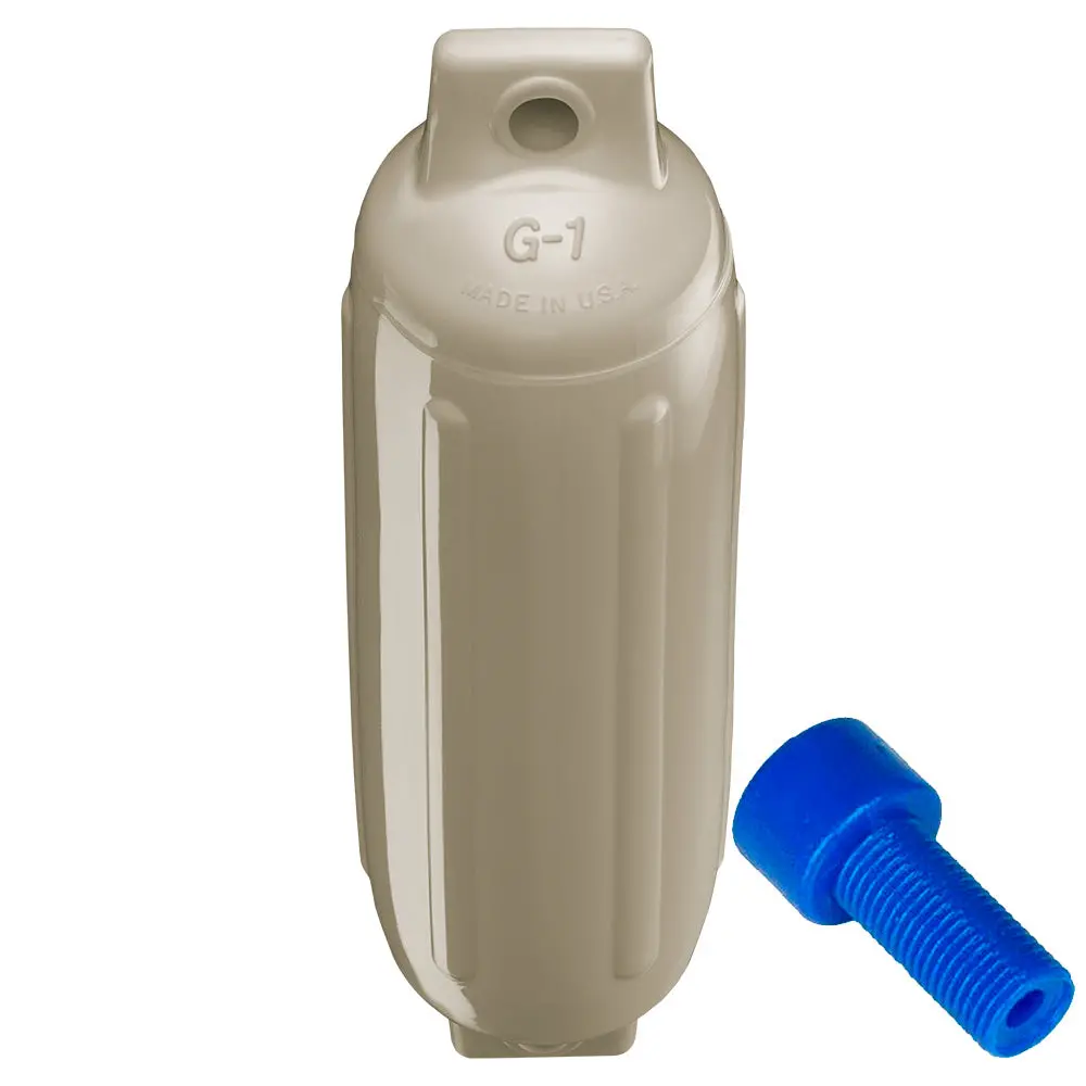 Polyform G-1 Sand W/Air Adapter G-1 Twin Eye Fender 3.5" X 12.8" 2