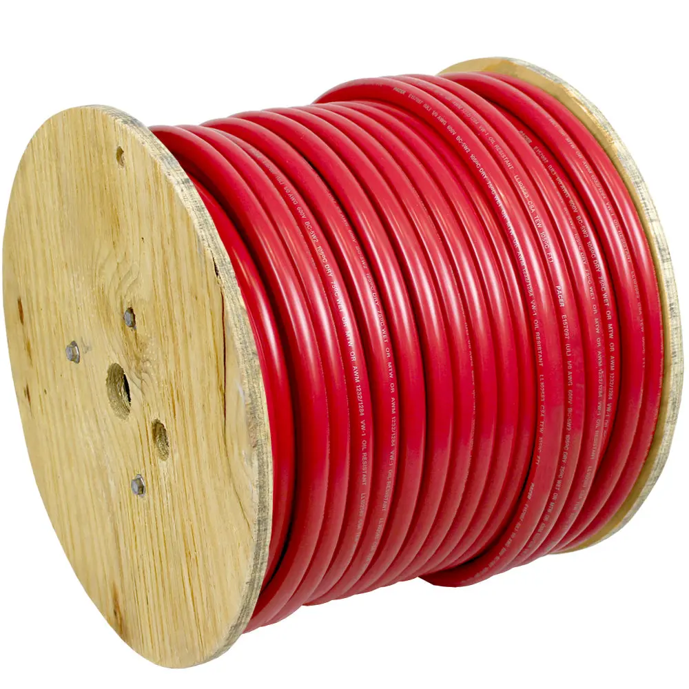 Pacer Red 2 Awg Battery Cable - 250' 1