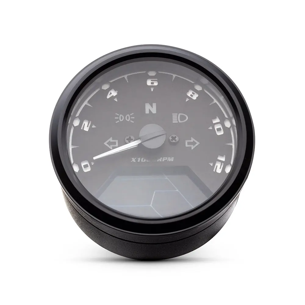 Max-Inc 95Mm Digital Lcd Electronic Integrated Speedometer / Tacho Gauge 1