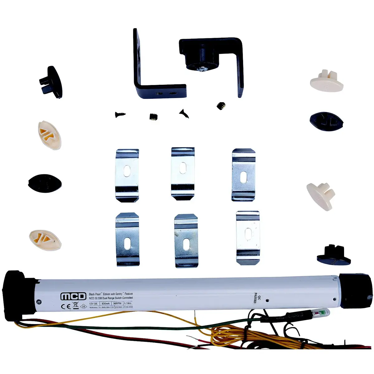 Mcd By Airxcel 100.503 Adventure Ready, Solo Steel Bracket Kit W/1 Motor For Window Roller Shade Systems 1