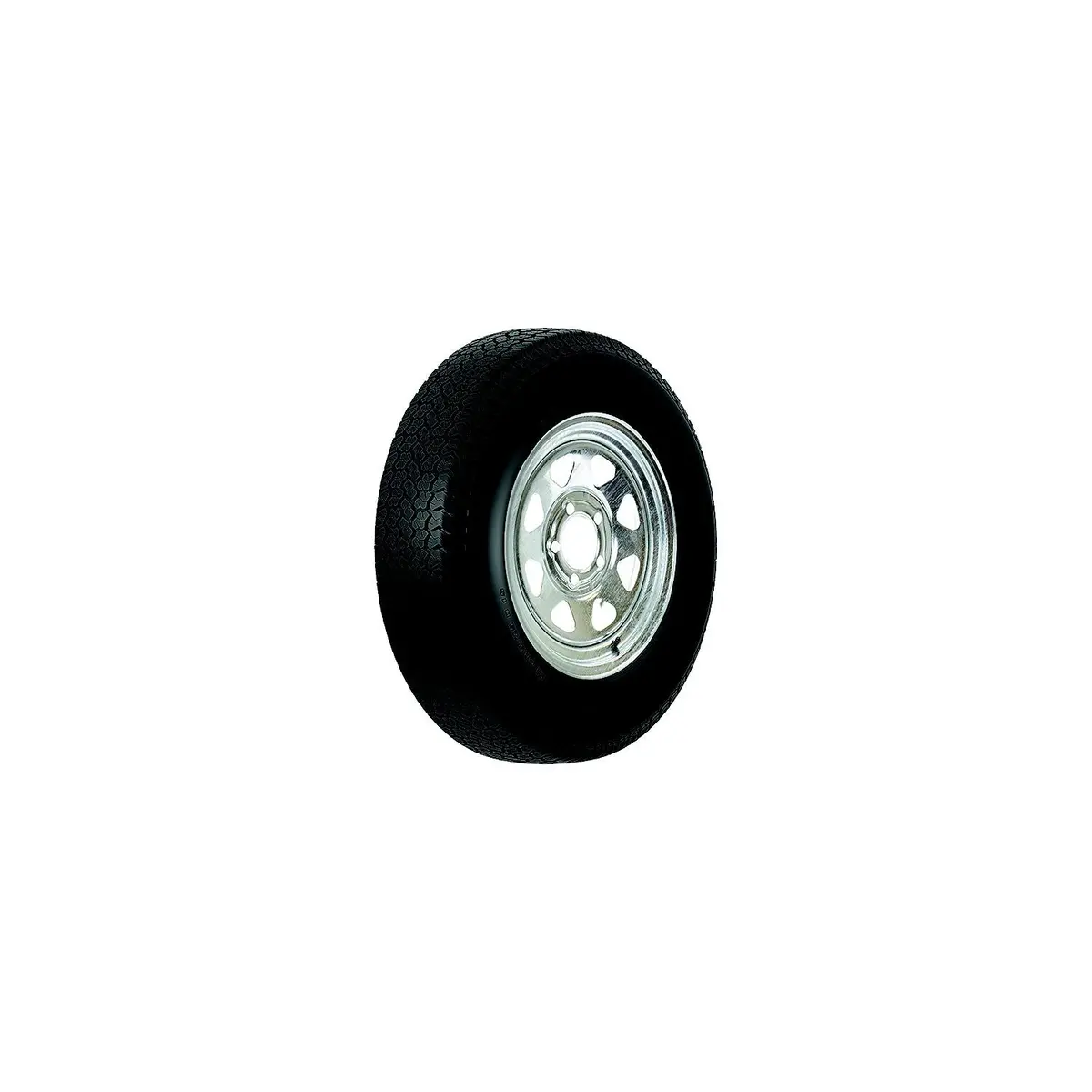 Loadstar Tires 3S334 Bias Tire & Wheel (Rim) Asm St185/80D-13 5 Hole D Ply 1