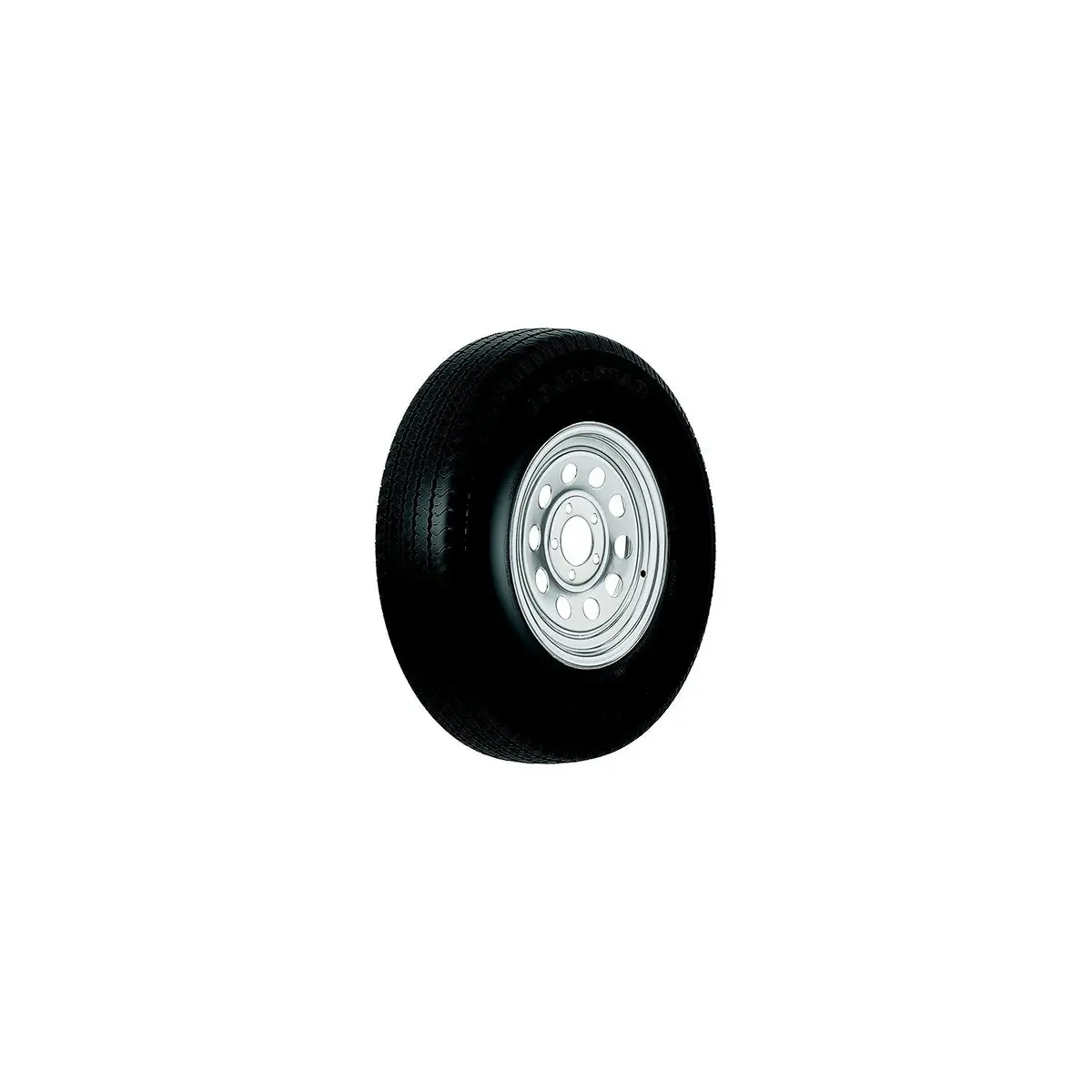 Loadstar Tires 32013 13" St Radial Tire & Wheel Asm, St185/80R13 C/5-Hole Modular Silver 1