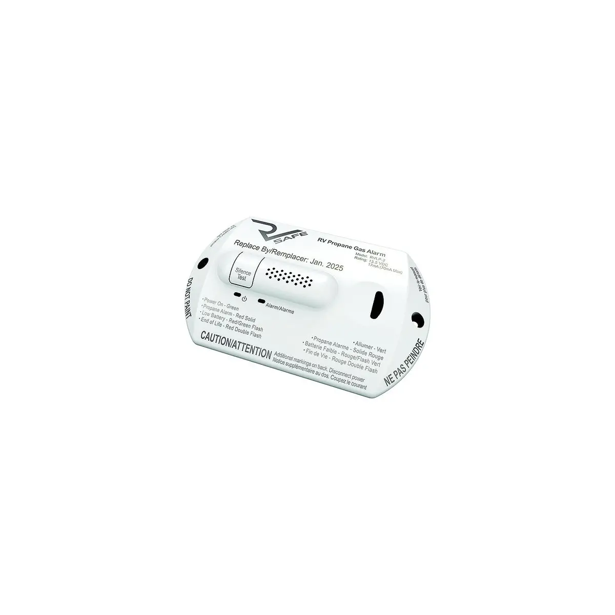 Safe Alarms Rvlp-2W Rv Safe Propane Alarm, White, 2-Wire 1