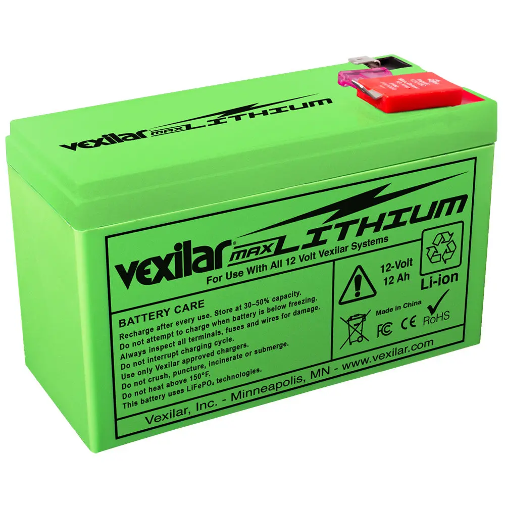 Vexilar V-200L 12V 12 Ah Max Lithium Battery 1