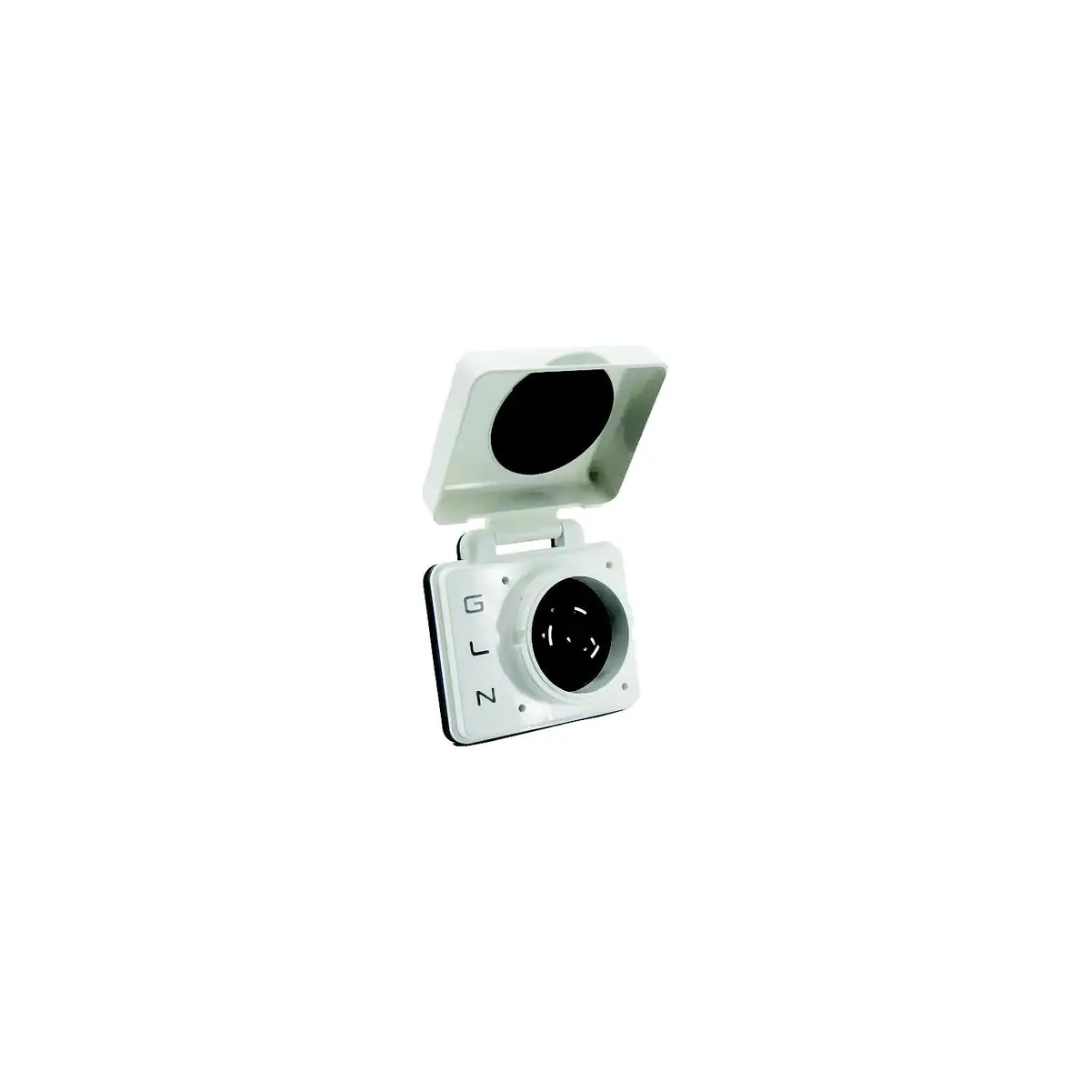 Hughes Autoformer Sv30api-W Hughes Safeview Smart Rv Power Inlet, 30A. White 1